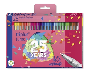 Staedtler Fineliner Triplus 0,3mm 25 lat mix (20+5)